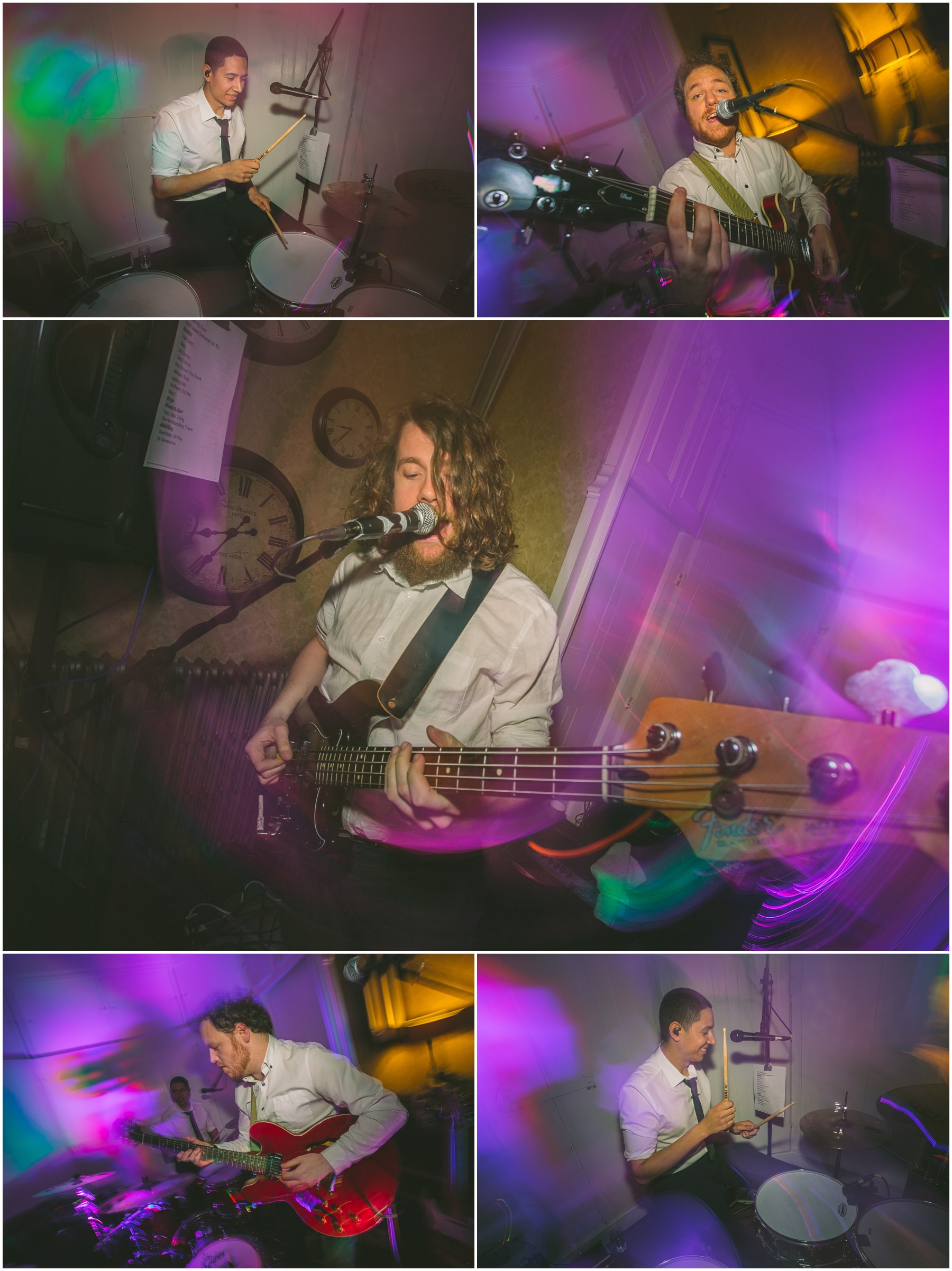 The Jack Rabbits perform live at a Didsbury House Wedding