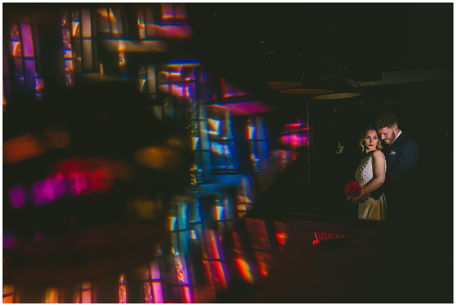 Creative Eaves Hall Wedding Portrait