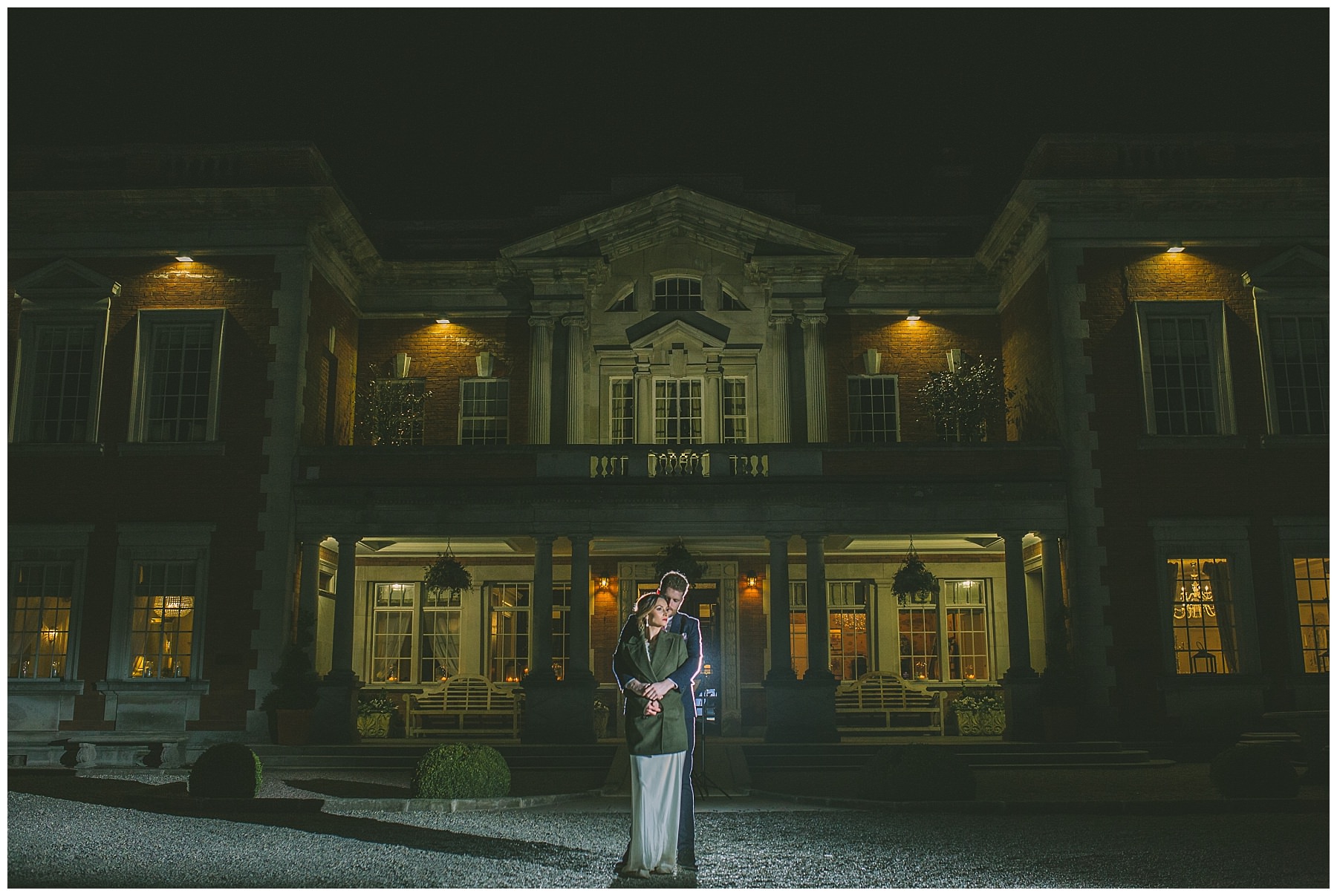 Eaves hall at night
