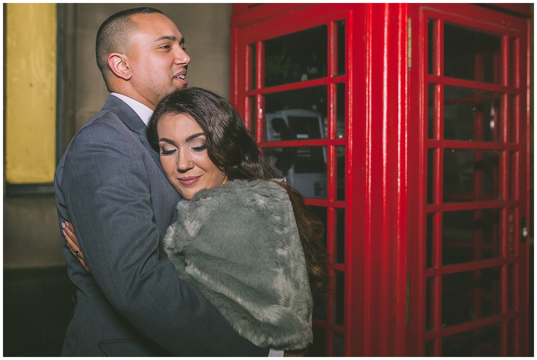Winter wedding portraits in Manchester