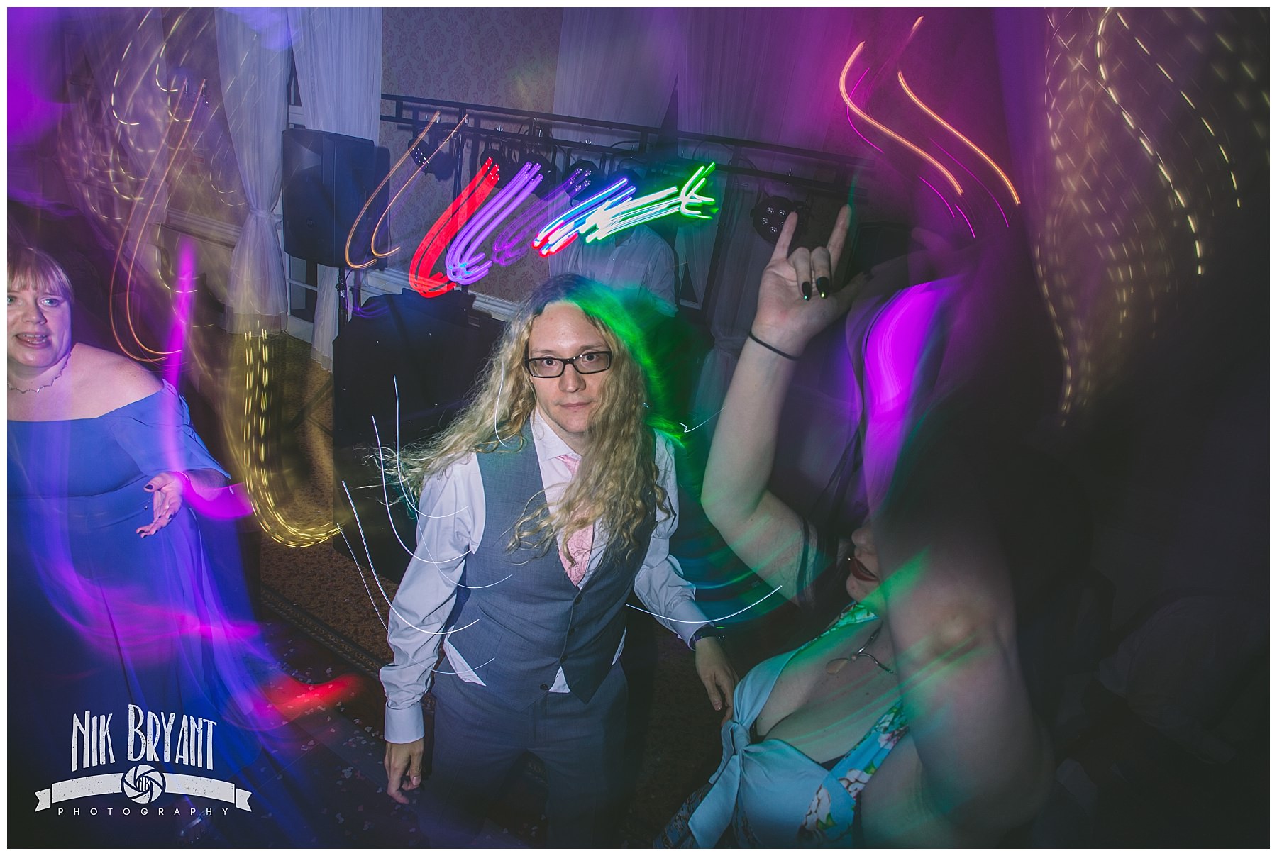 Dance floor antics at shrigley hall
