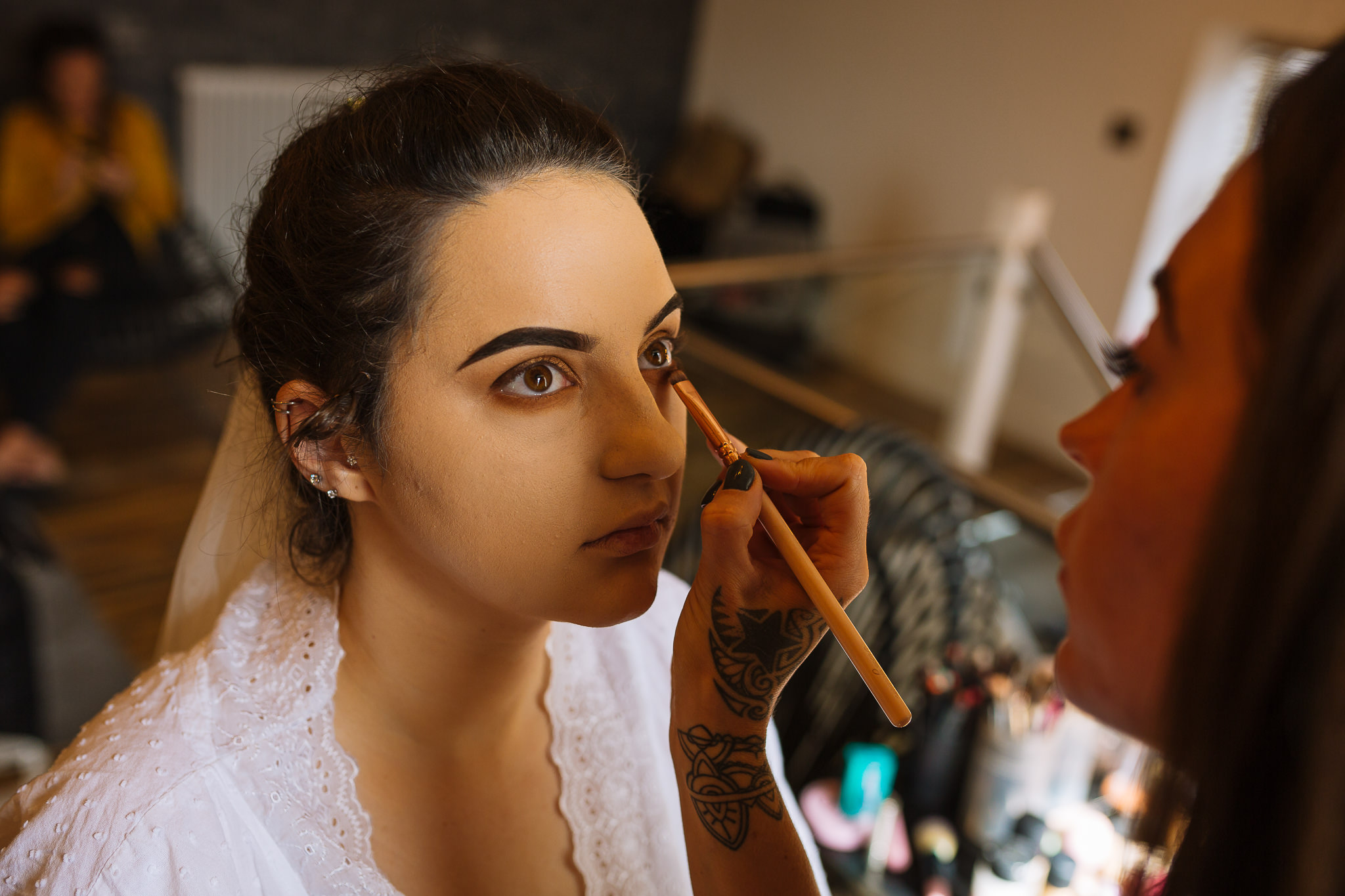 Bridal prep at holmes mill and the spinning block
