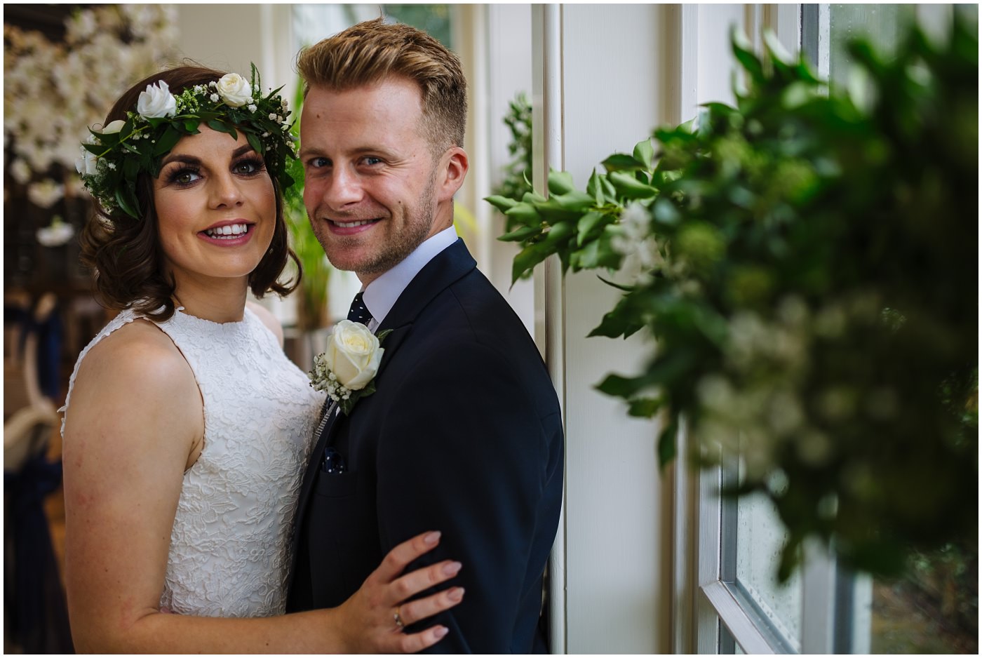 Bridal portraits at Mitton Hall Wedding