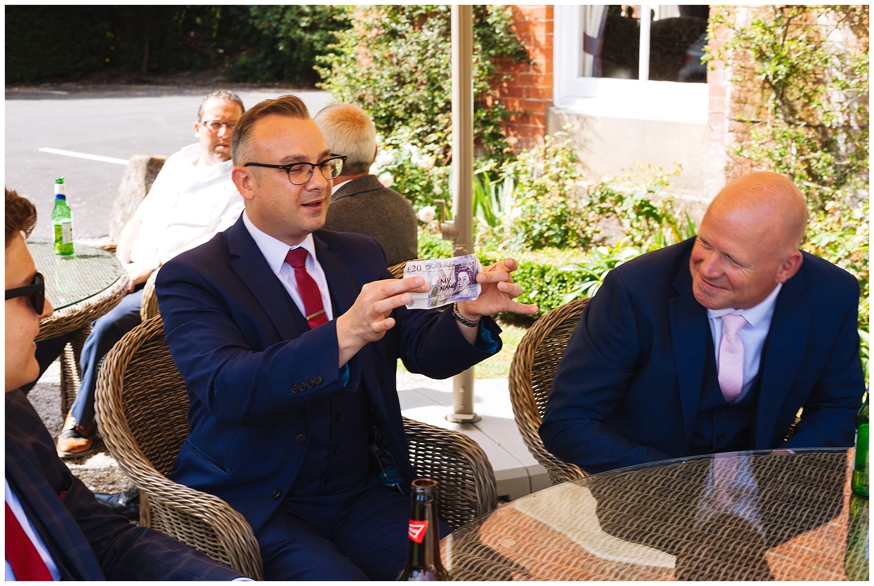 Magician Andy Dean wows guests at Bartle Hall Wedding
