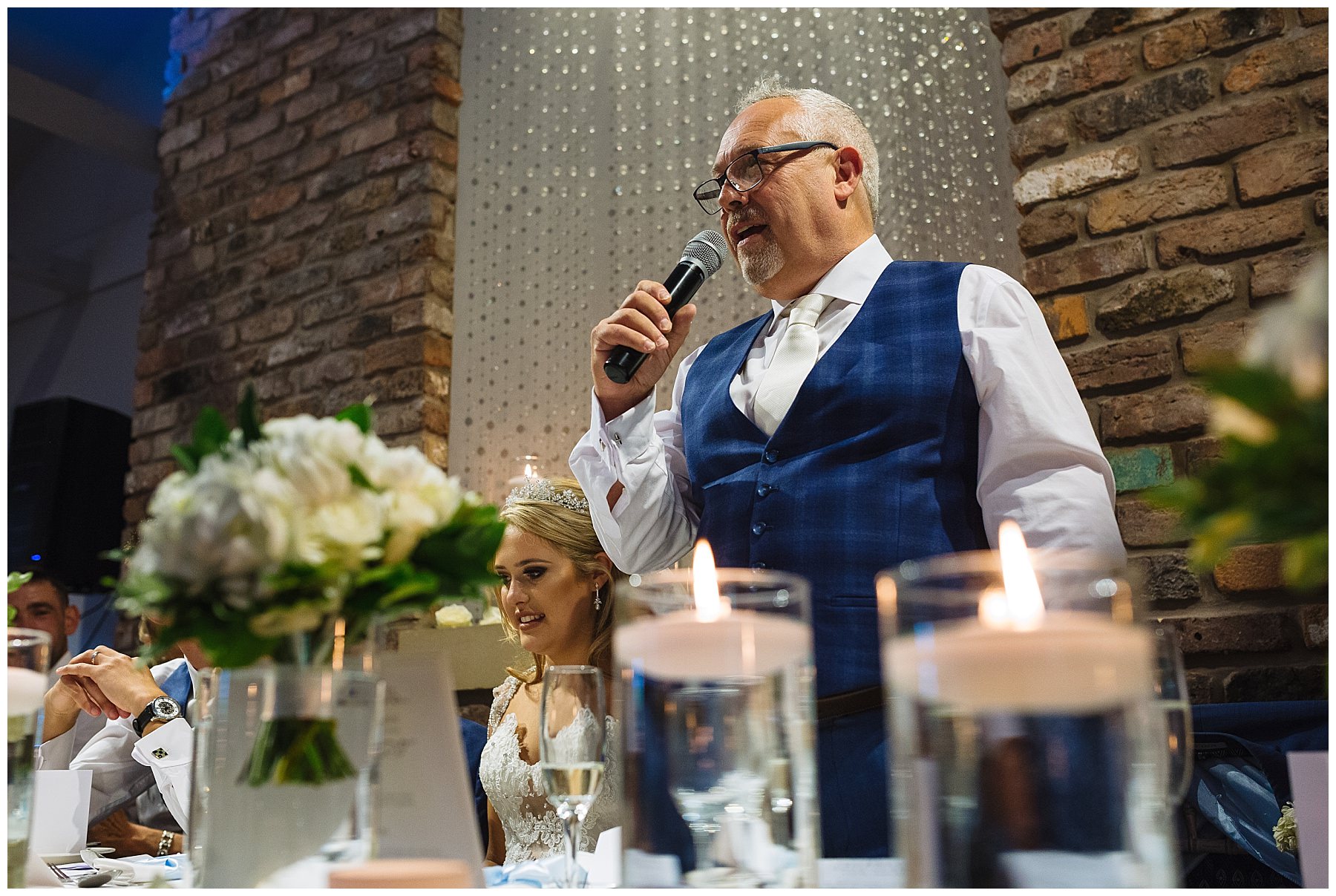 Father of the bride at bartle hall