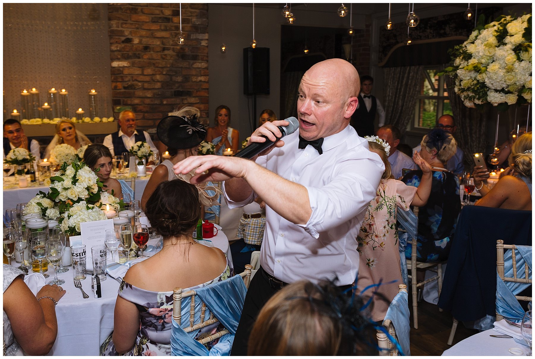 Wayne Farrow wedding entertainment at Bartle Hall