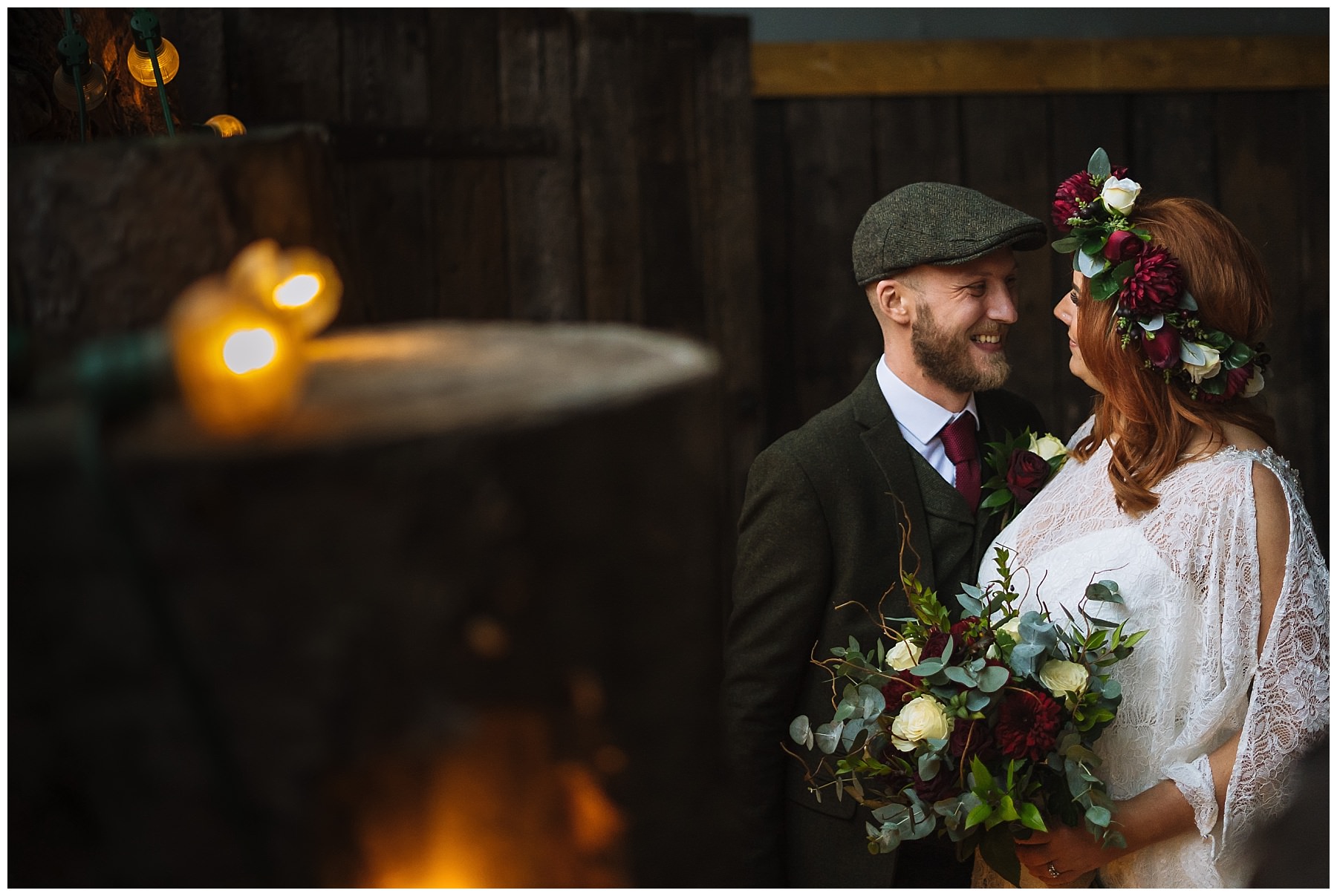 Bridal Portraits at Owen House Wedding Barn