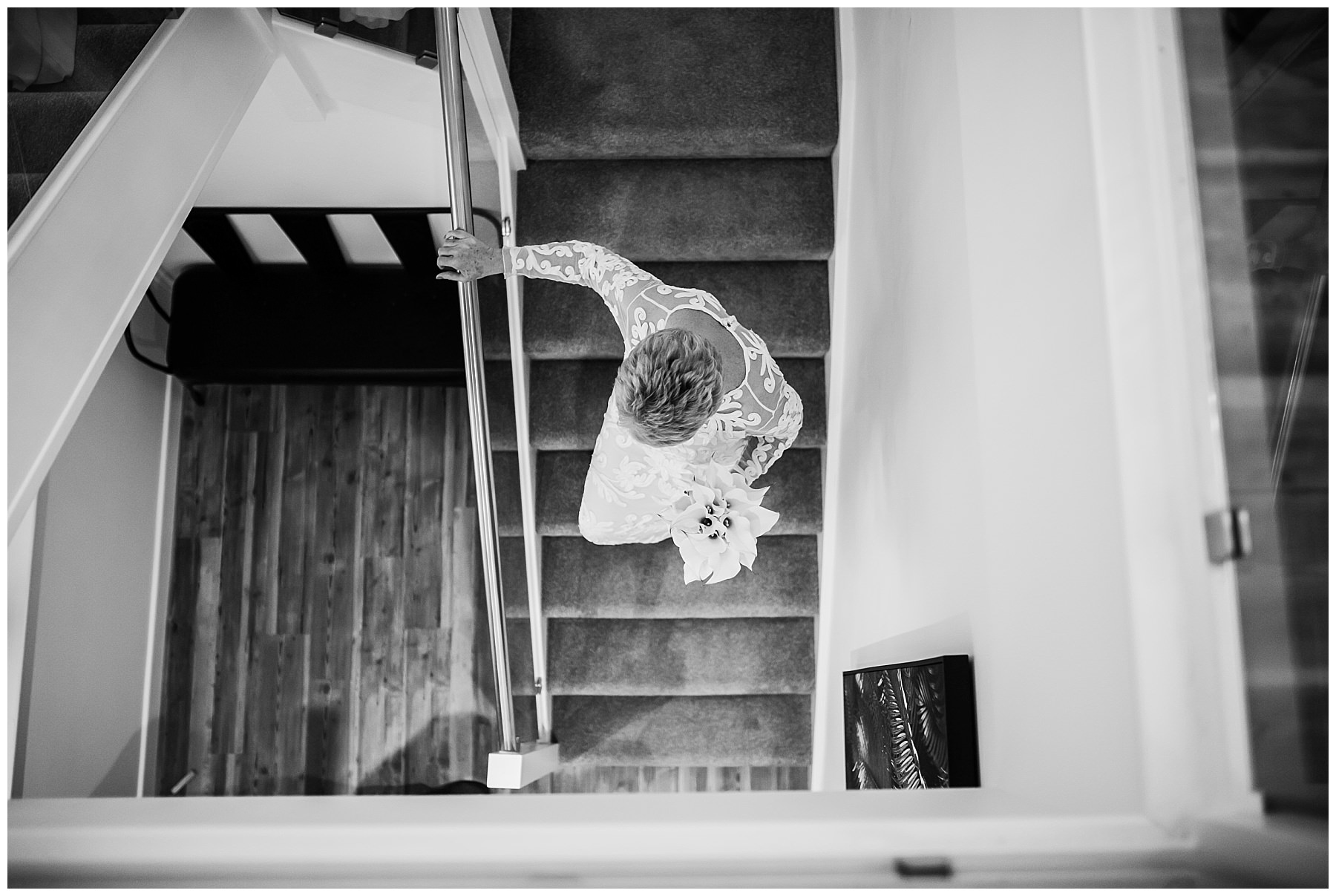 Bride makes her way to Holmes Mill Wedding