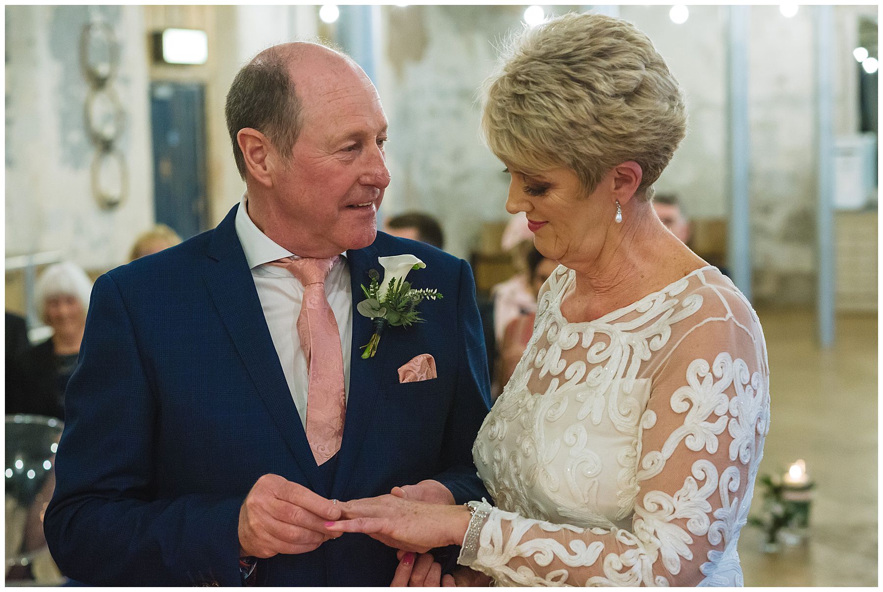 Wedding Ring Exchange at Holmes Mill