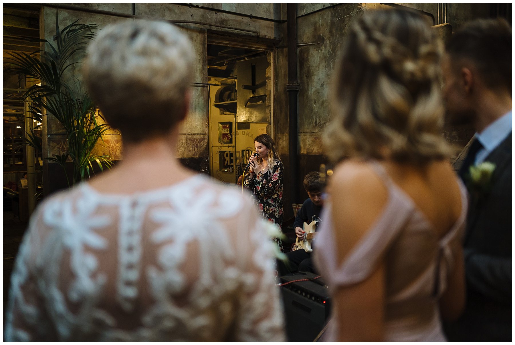Good Foxy entertaining guests in the engine rooms at holmes mill