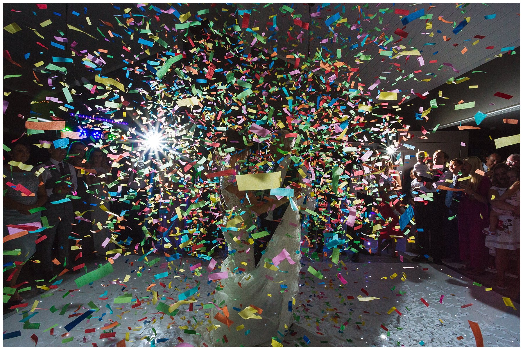 First dance confetti canons
