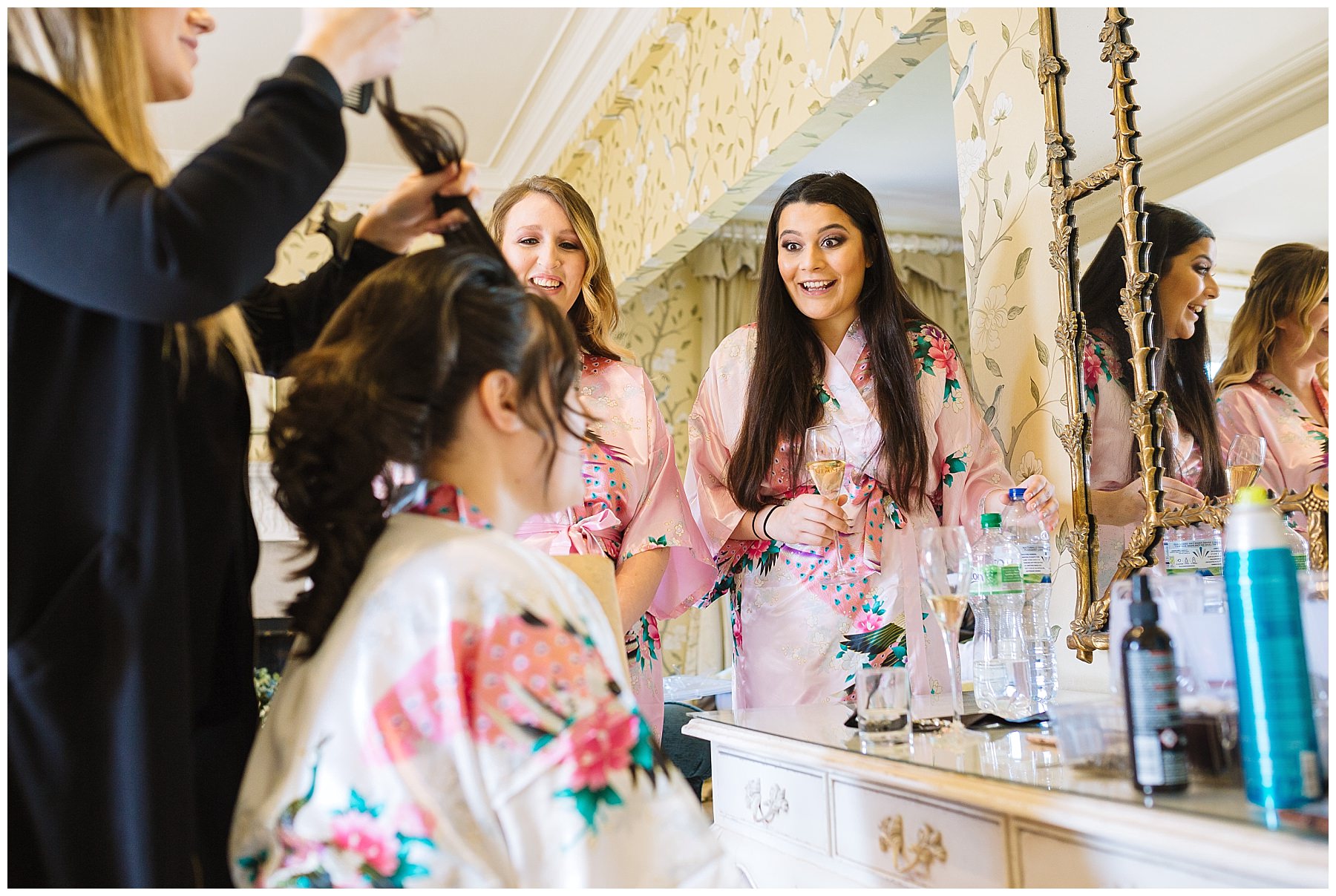 Bridal Prep at Eaves Hall