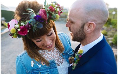 Quirky Festival Wedding at The Wellbeing Farm // Caz and Scott