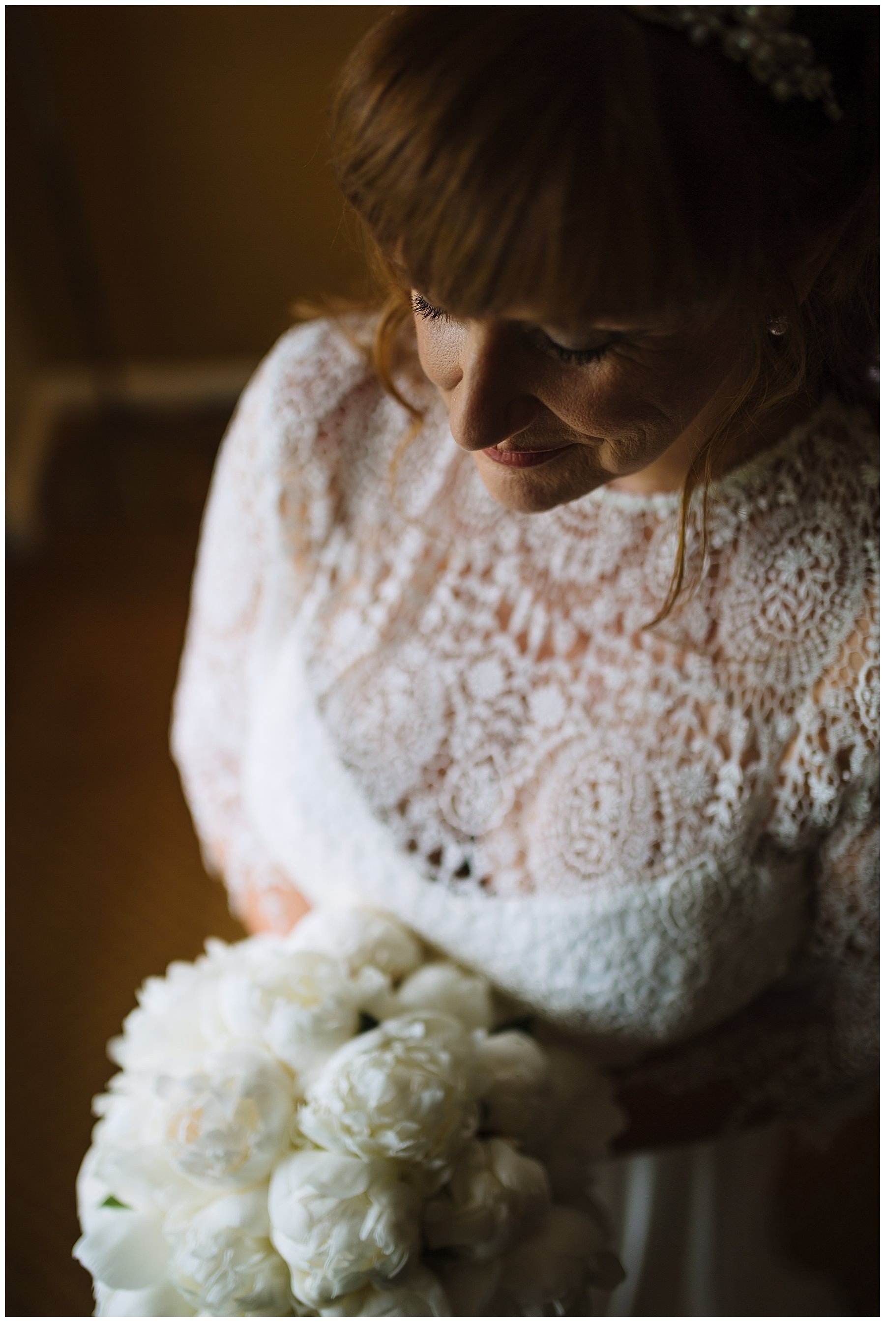 beautiful bridal portrait before northumberland wedding