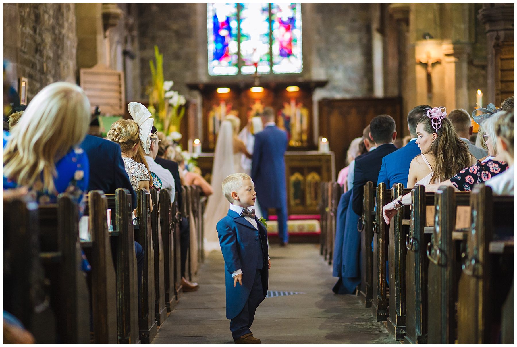 page boy steals the show in church isle
