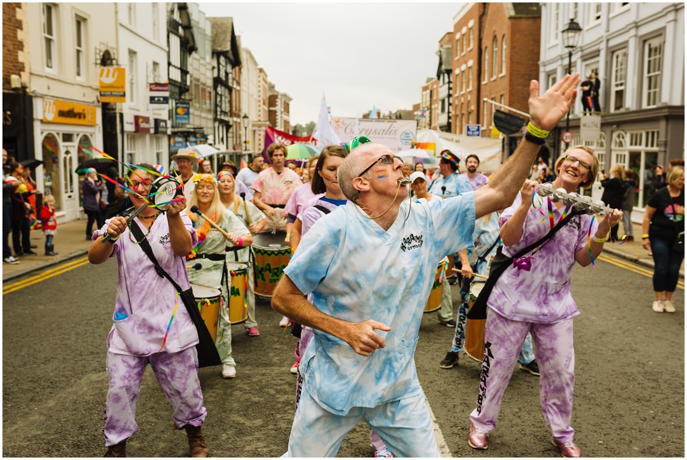 The amazing Samba Band during Chester Pride