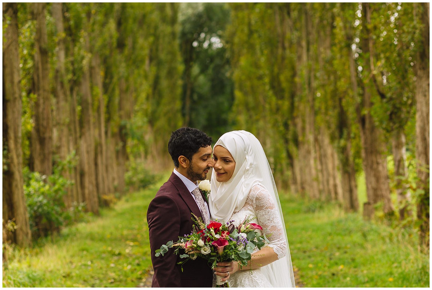 Wedding portraits at fletcher moss gardens
