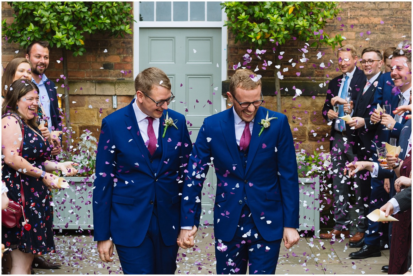 Gay wedding at the west mill