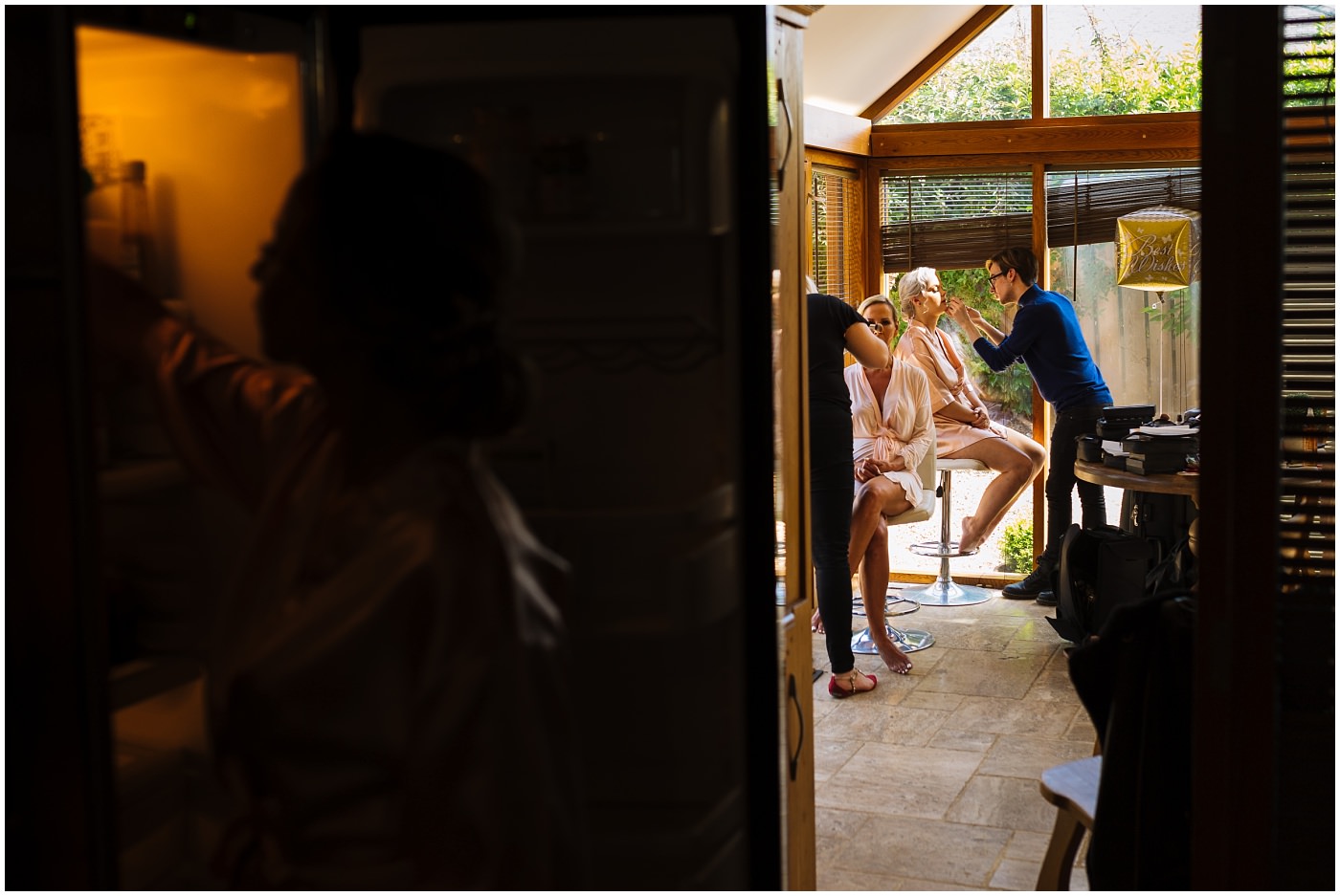 bridal preparations at swancar farm