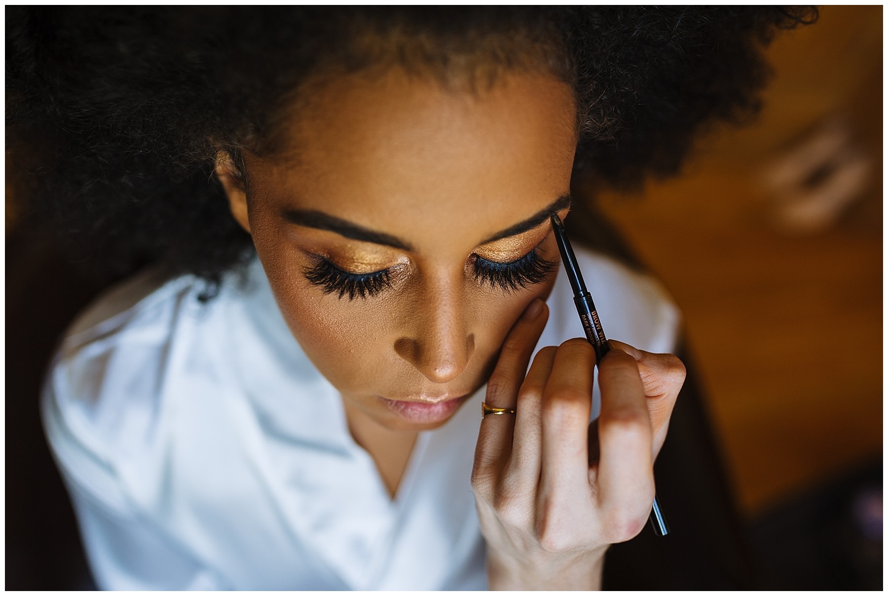 bridal makeup at swancar farm country hotel