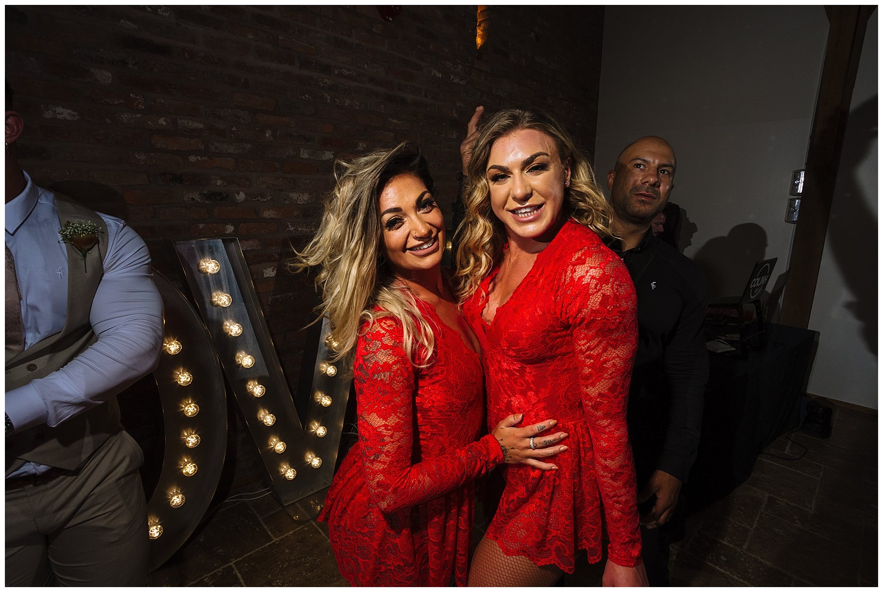 bridesmaids party on the dancefloor