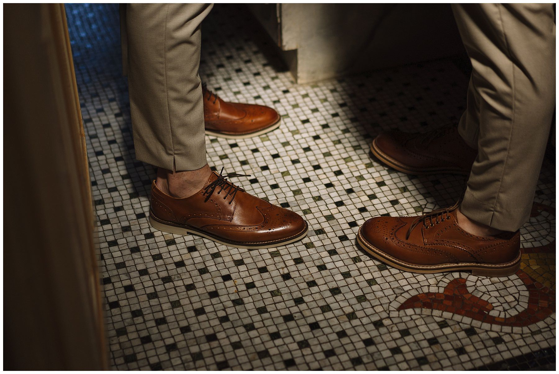 brown brogues groom shoe inspitration
