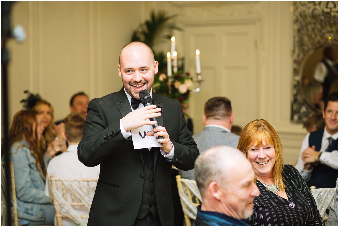 DFC Lancashire wedding host Chris starts wedding games