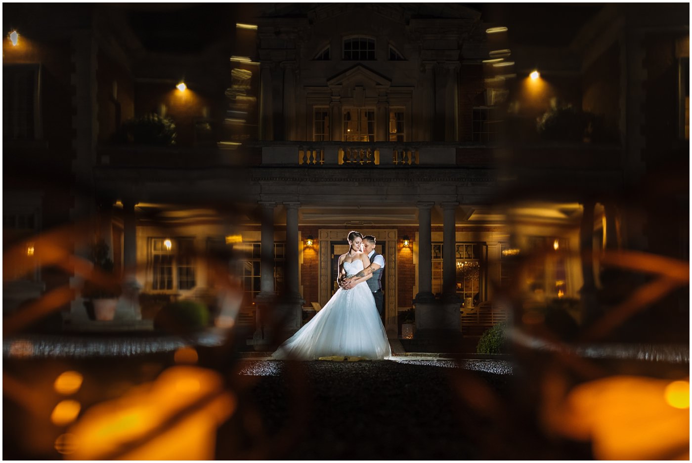 Same sex eaves hall wedding