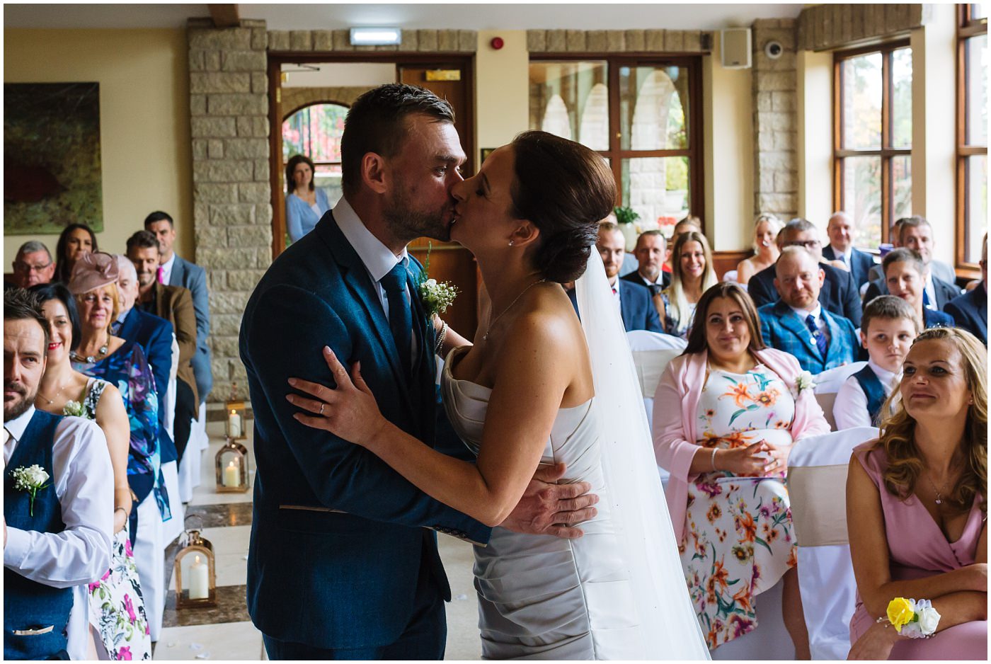 wedding ceremony at ferraris country house