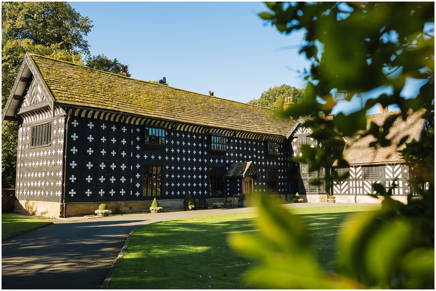 Samlesbury Hall in summer