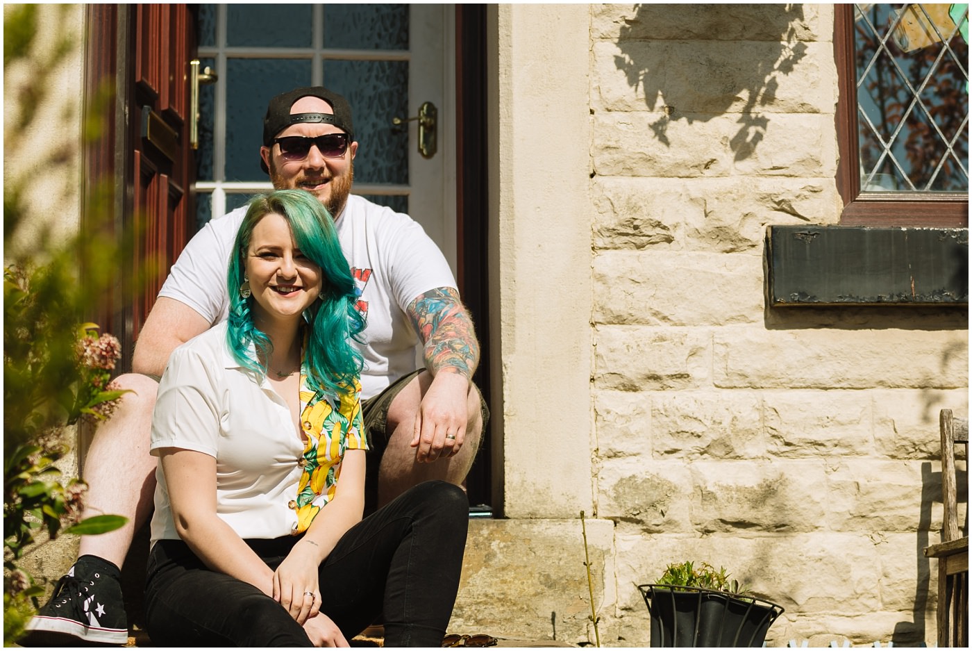 Doorstep portraits during UK lockdown 2020