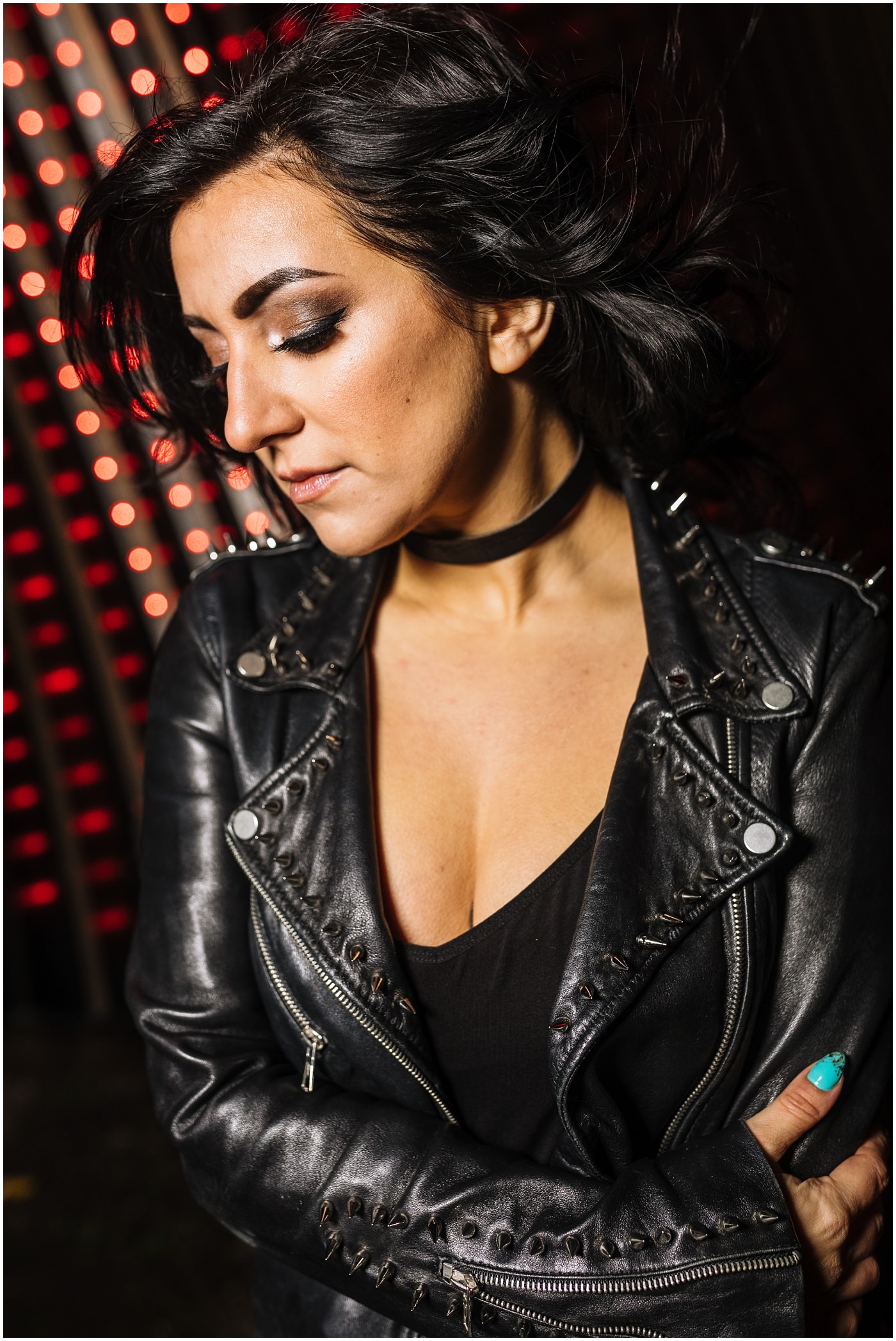 On Location model portrait