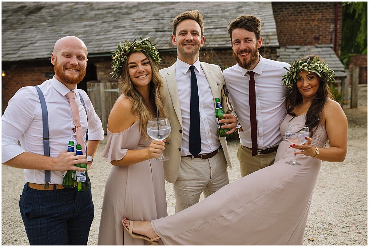 Guests at a Stock Farm Wedding