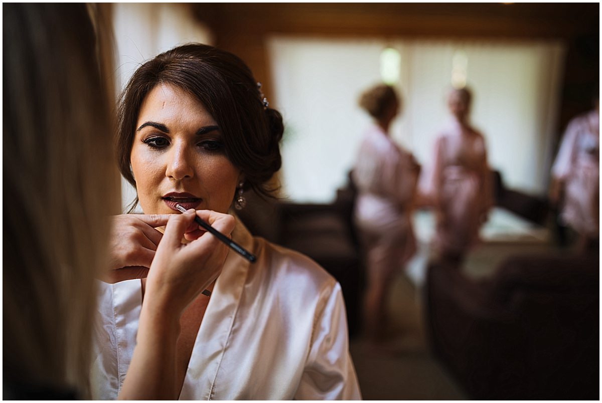 Bridal make up at Styal Lodge Wedding