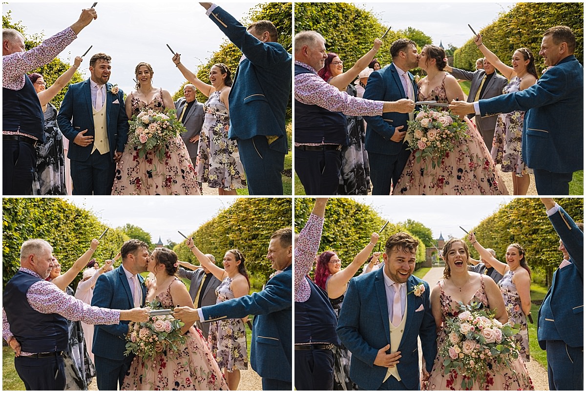 guard of honour using cheese irons