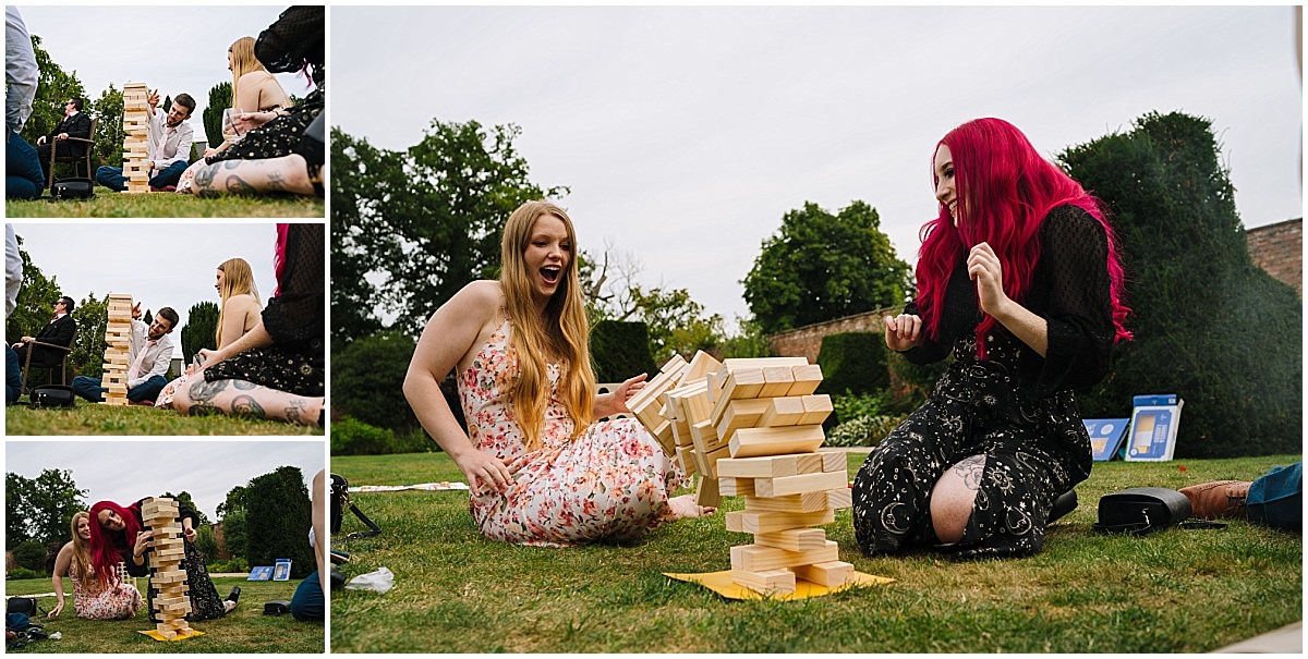 Lawn games at combermere abbey