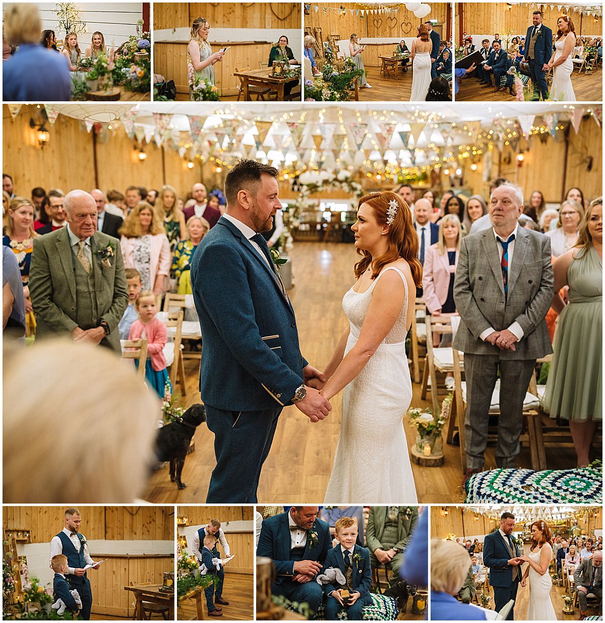 wellbeing farm wedding ceremony