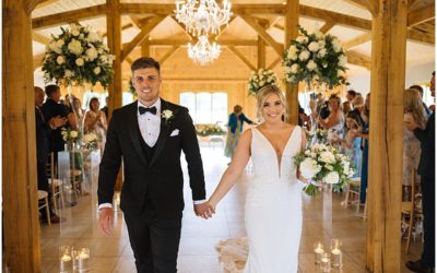 A Bold Black Tie Wedding at Merrydale Manor
